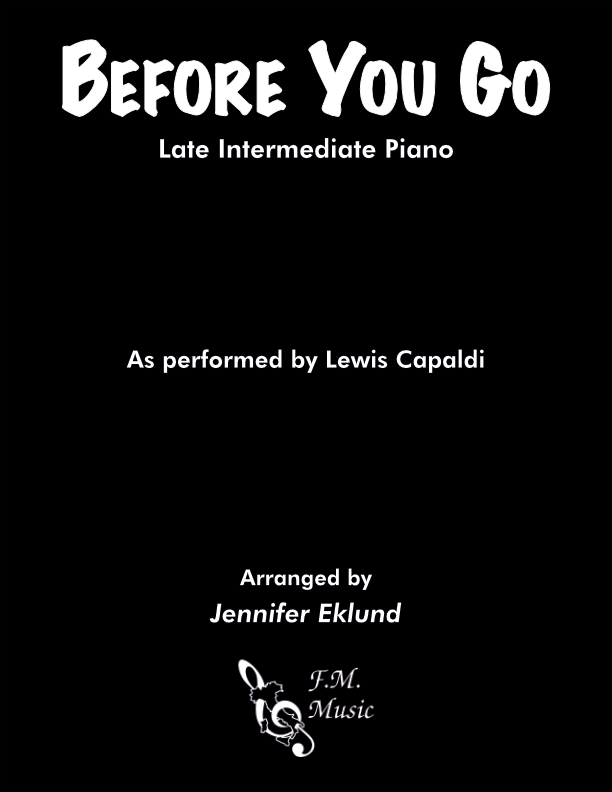 Before You Go (Late Intermediate Piano)